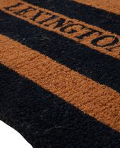 Lexington coir fibre door mat, blue/natural