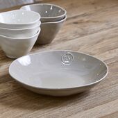 Portofino pasta plate, flax