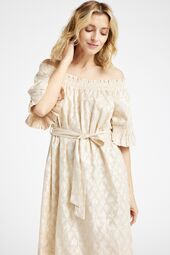 Amalia short dress, cream