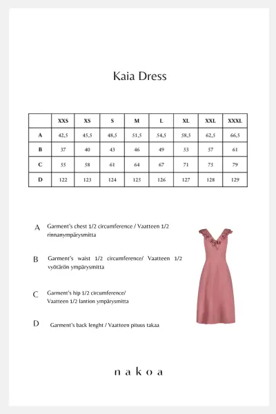 Kaya dress, salsa