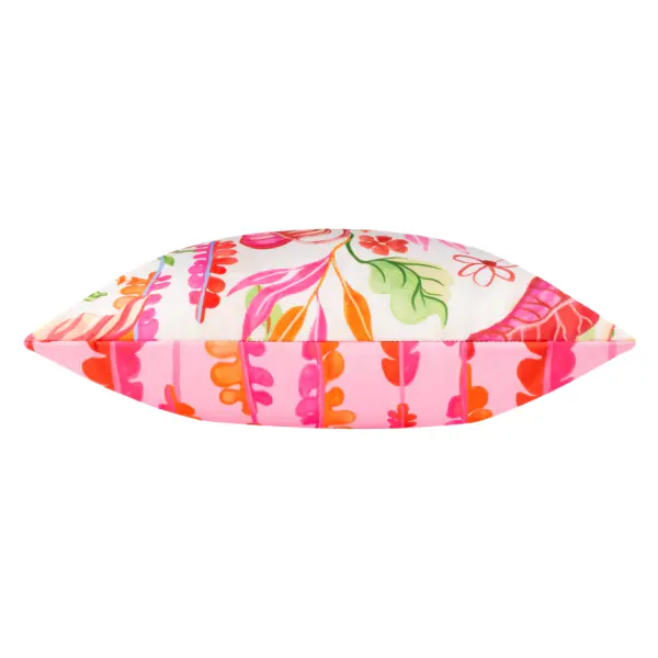 Tropical bloom outdoor cushion 43x43, natural