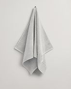 Organic premium towel 70x140, heather grey