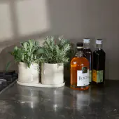 Portofino herbs kitchen set, flax