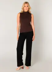 Yali top, brown