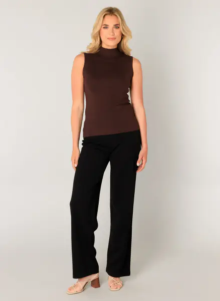 Yali top, brown