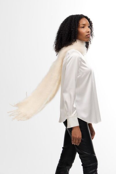 Aurora scarf 35x160, full cream