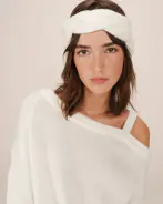 Sana headband, ivoire