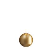 Led round candle 10cm, gold