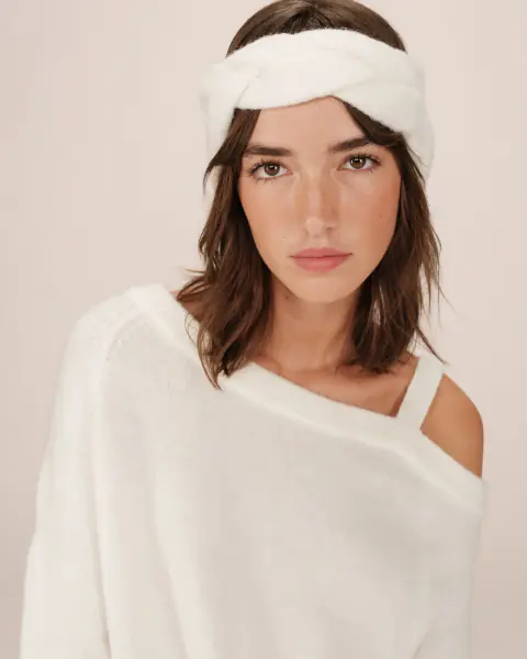 Sana headband, ivoire