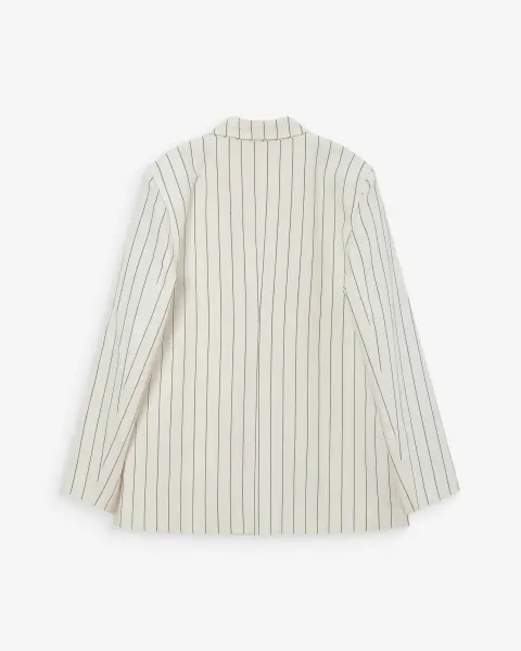 Velvet blazer, white