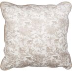 Velvet savannah pattern cushion cover 50x50, sand