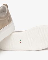 Leather sneakers with flower, Saturn