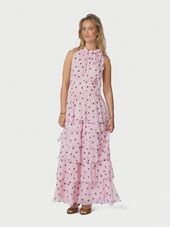 Marli big dot dress, light pink