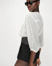 Valianna blouse, ivoire