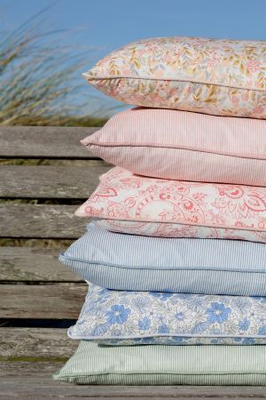 Aix pillowcase with paisley pattern 35x50, rose/white