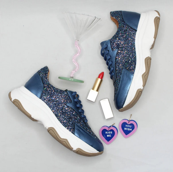 Poppy sneaker, galaxy blue