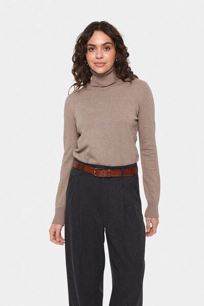 Mila rollneck pullover, atmos melange