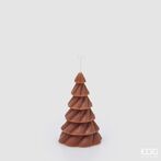 Pine candle 12cm, brown