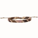 Commitment rose quartz gold bracelet