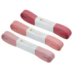 Ribbon grosgrain 16mm, colonial rose 3 pcs