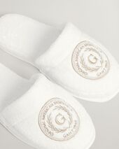 Crest slippers, white