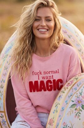 I want magic sweater, pink