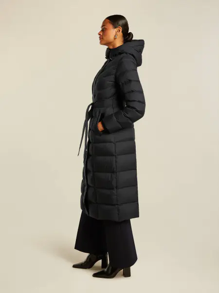 Valentina long coat, black