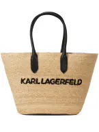 K/Essential large beach bag, natural