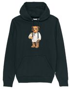 Organic hoodie Filou LXXIX, black