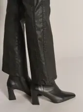 Ashley coated pant, black