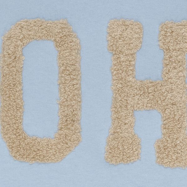 Herdis tee, celeste light/beige