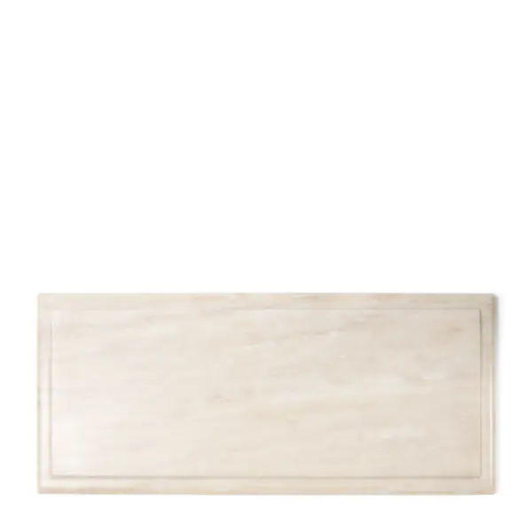 Ribani marble candle platter 45x20