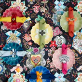 Oyster bowl 24cm, pink