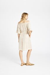 Amalia short dress, cream
