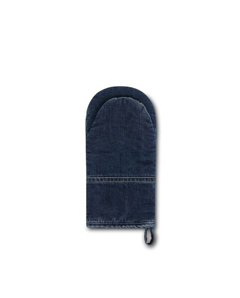 Icons cotton twill denim mitten