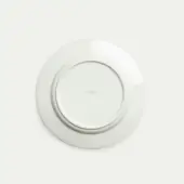 Bubbles plate 28cm, white