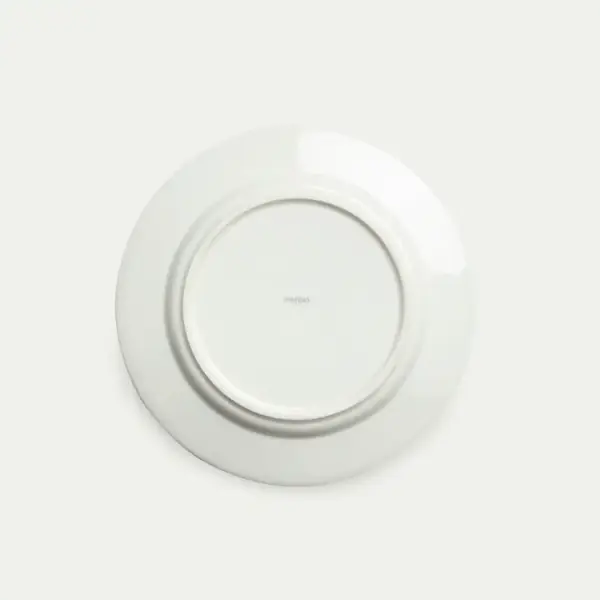 Bubbles plate 28cm, white