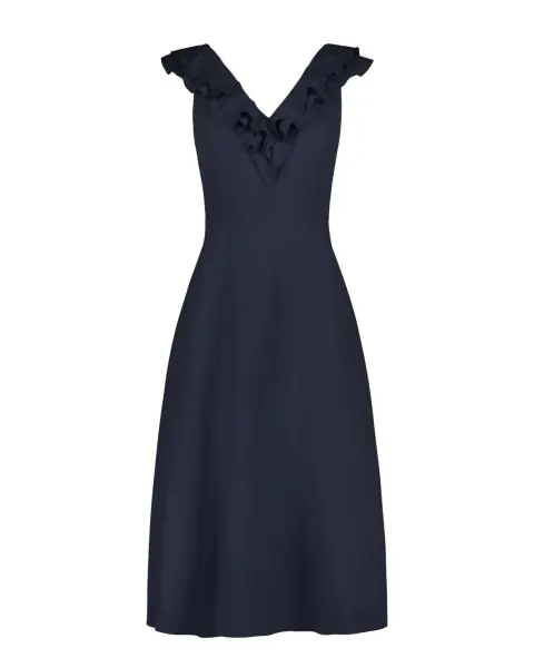 Kaya dress, oxford navy