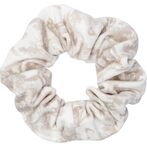 Velvet scrunchie, sand savannah pattern