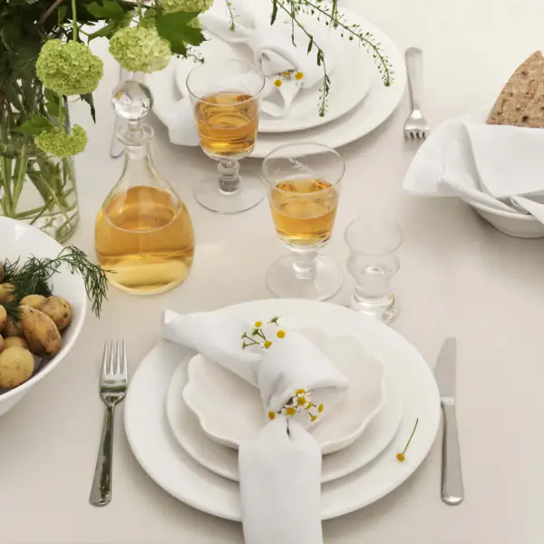 Basic plate 21cm, white