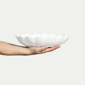 Oyster bowl 31cm, white