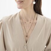 Cherish smokey quartz silver necklace