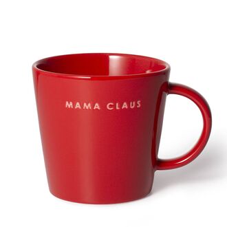 Tea cup mama claus 350ml, red