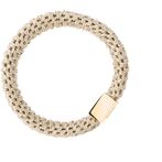 Fat hair tie, sparkled gold