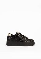 Coco glitter sneakers, black