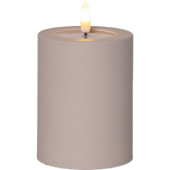 Flamme soft LED-kynttilä 12,5cm, beige