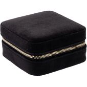 Velvet jewellery box mini, black