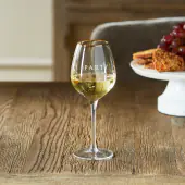 Party all night long wine glass