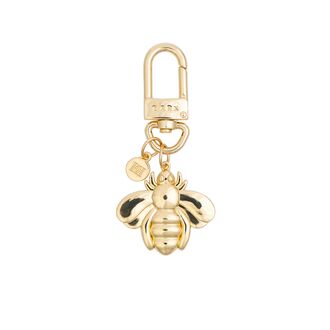 Metal sign bag charm, bee