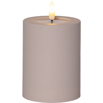 Flamme soft LED-kynttilä 12,5cm, beige